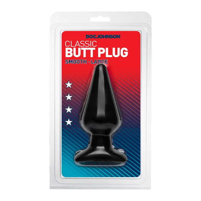 Doc Johnson Anal Large Butt Plug Black