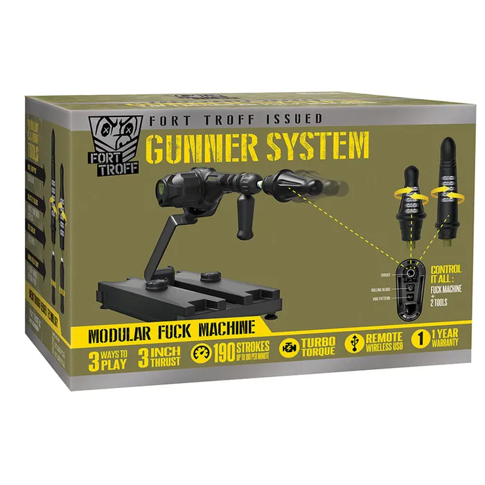 Fort Troff Ft Gunner 3In1 Fuck Machin Bk Doc Johnson Vibrators