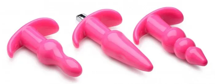 Frisky Anal Frisky Thrill Trio Anal Plug Set Pink