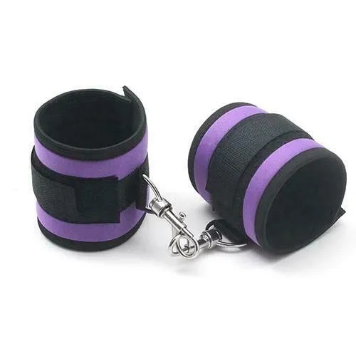 House of Dasein Vibrators Cuffs Shackles Soft Handcuffs Bdsm Beginner Bondage Blue Red Purple Restraints