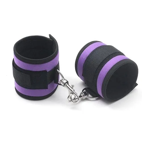 House of Dasein Vibrators Cuffs Shackles Soft Handcuffs Bdsm Beginner Bondage Blue Red Purple Restraints
