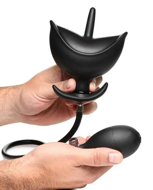 Master Series Ass Bound Anchor Inflatable Silicone Anal Plug Black XR Brands Anal Master Series Ass Bound Anchor Inflatable Silicone Anal Plug Black XR Brands Anal