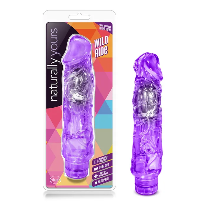 Naturally Yours Wild Ride Purple Blush Vibrators