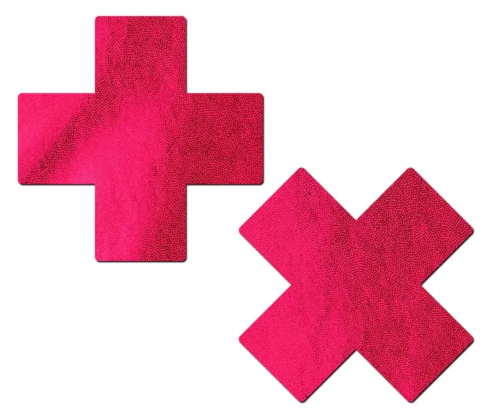 PASTEASE Vibrators Pastease Liquid Red Cross Nipple Pasties