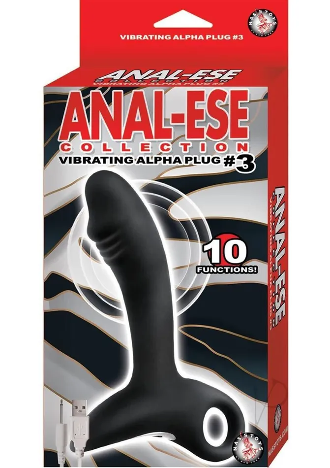 Personalcrave Anal Nasstoys Analese Collection Vibrating Alpha Plug 3