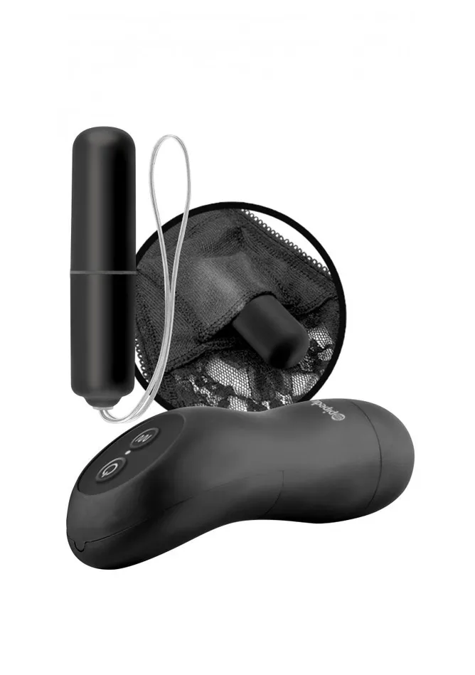 Pipedream Remote Control Vibrating Panties Plus Size Black Pipedream Anal