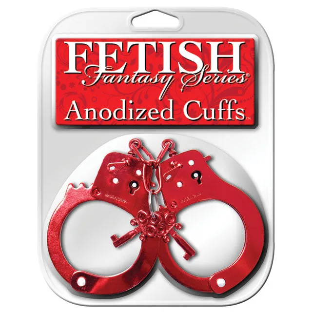 Restraints Pipedream Ff Anodized Cuffs Red