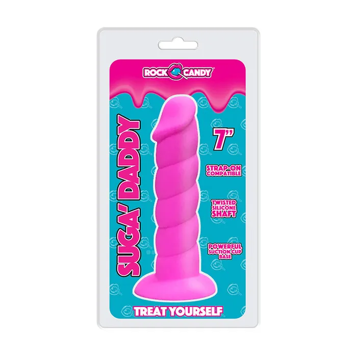 Rock Candy Vibrators SugaDaddy 7In Pink