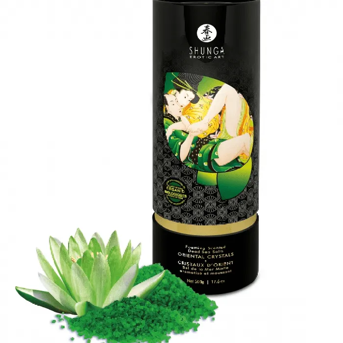 Shunga Oriental Crystals Bath Salt Lotus Flower Scent 500g Vibrators