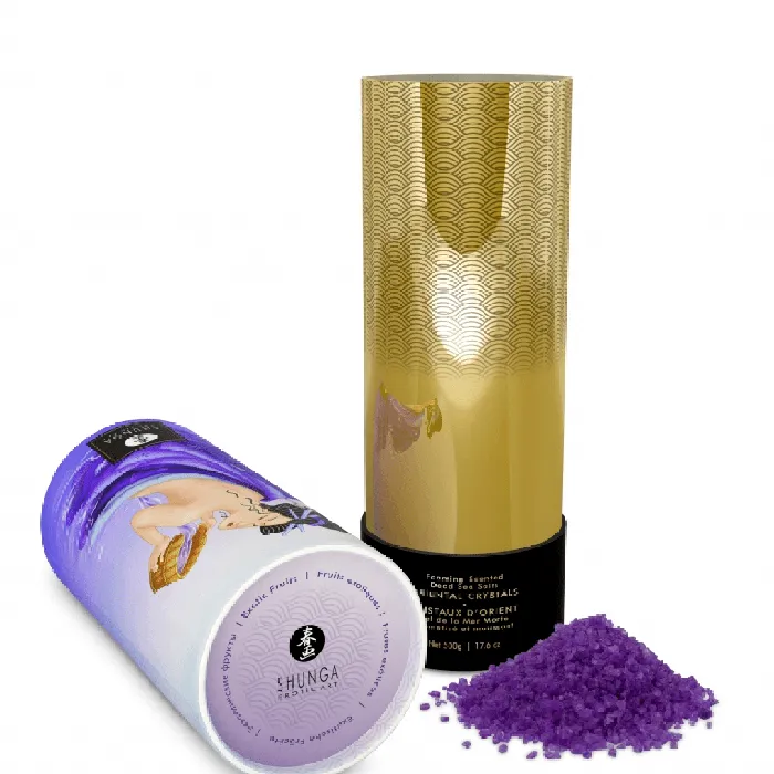 Shunga Vibrators Oriental Crystals Bath Salt Exotic Fruits Scent 500g