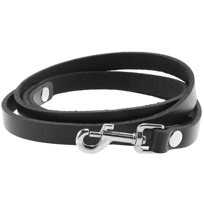 Spartacus 4 Leather Leash pink cherry Restraints