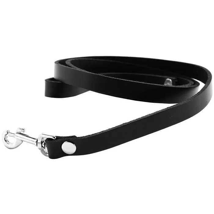 Spartacus 4 Leather Leash pink cherry Restraints Spartacus 4 Leather Leash pink cherry Restraints