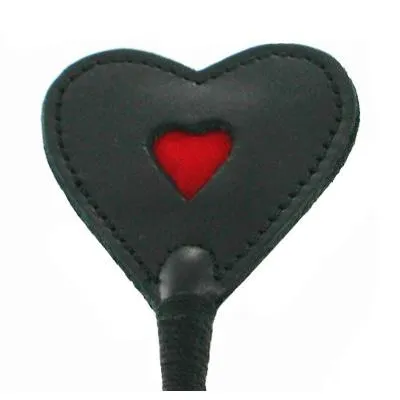Strict Leather Heart Tip Crop Anal Strict Leather Heart Tip Crop Anal