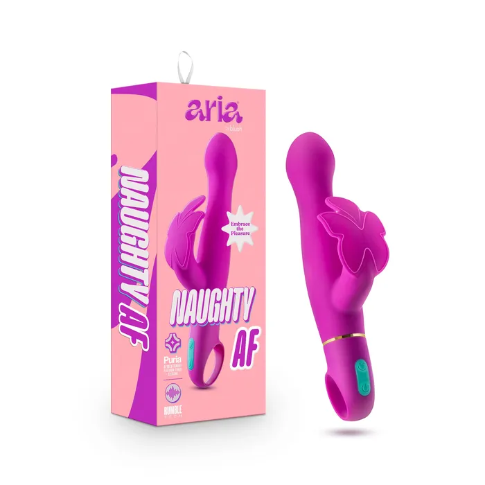 Vibrators Blush Novelties Blush Aria Naughty Af Silicone Rabbit Vibrator Rumble Tech Powerful Rumbly 10 Vibration Settings G Spot And Clitoral Stimulation Ipx7 Waterproof Finger Loop For Accessibility Sex Toy Vibrators Blush Novelties Blush Aria Naughty Af Silicone Rabbit Vibrator Rumble Tech Powerful Rumbly 10 Vibration Settings G Spot And Clitoral Stimulation Ipx7 Waterproof Finger Loop For Accessibility Sex Toy