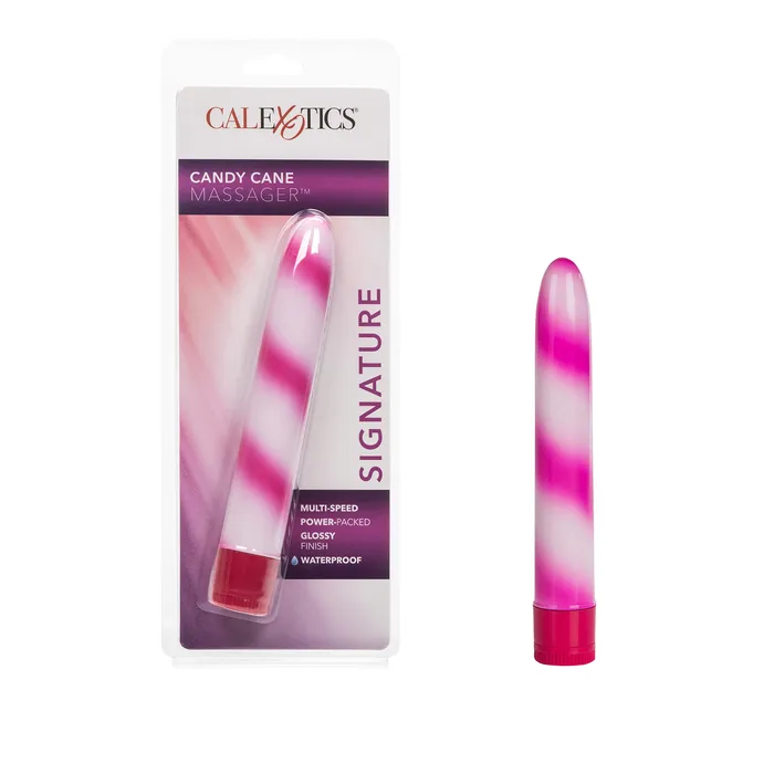 Vibrators CalExotics Candy CanePink 7In WProof