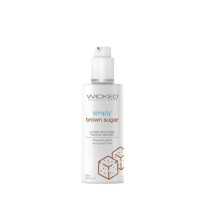 Wicked Sensual Care Simply Water Based Lubricant 23 Oz Brown Sugar Wicked Sensual Care Lubricants Wicked Sensual Care Simply Water Based Lubricant 23 Oz Brown Sugar Wicked Sensual Care Lubricants
