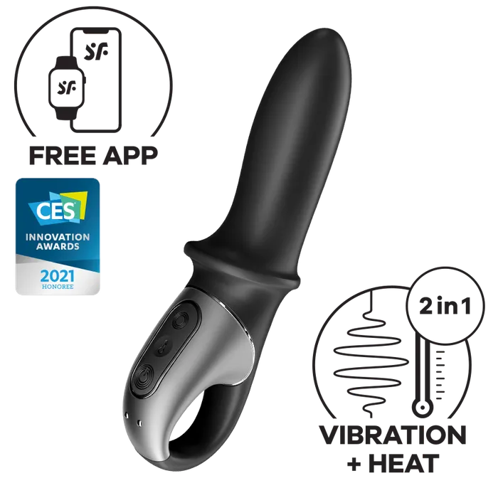 Anal Satisfyer Satisfyer Warming Anal Vibrator Hot Passion Connect App Black Anal Satisfyer Satisfyer Warming Anal Vibrator Hot Passion Connect App Black