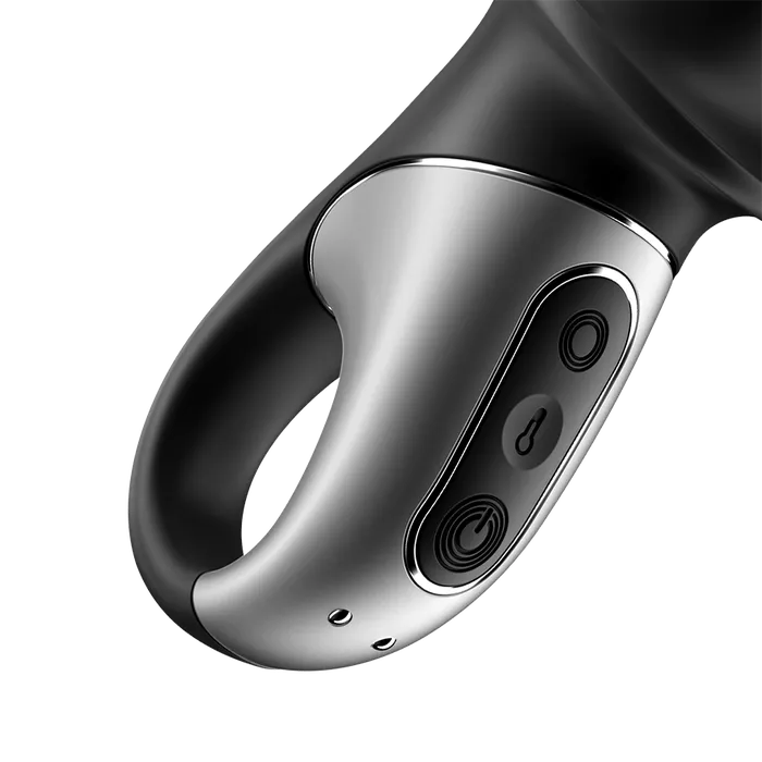 Anal Satisfyer Satisfyer Warming Anal Vibrator Hot Passion Connect App Black