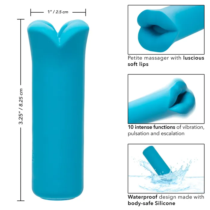CalExotics Vibrators Kyst Lips Blue