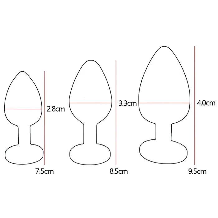 EVEs SECRETS Anal Crystal Butt Plug For Men And Women Silicone Anal Plugs Colorful Sex Toy Massager