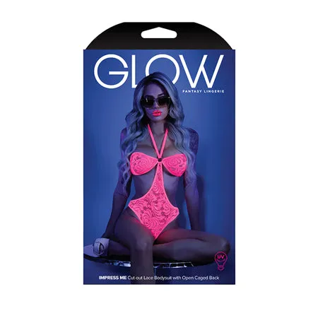 Fantasy Lingerie Vibrators Glow Impress Me Lace Bodysuit All Sizes