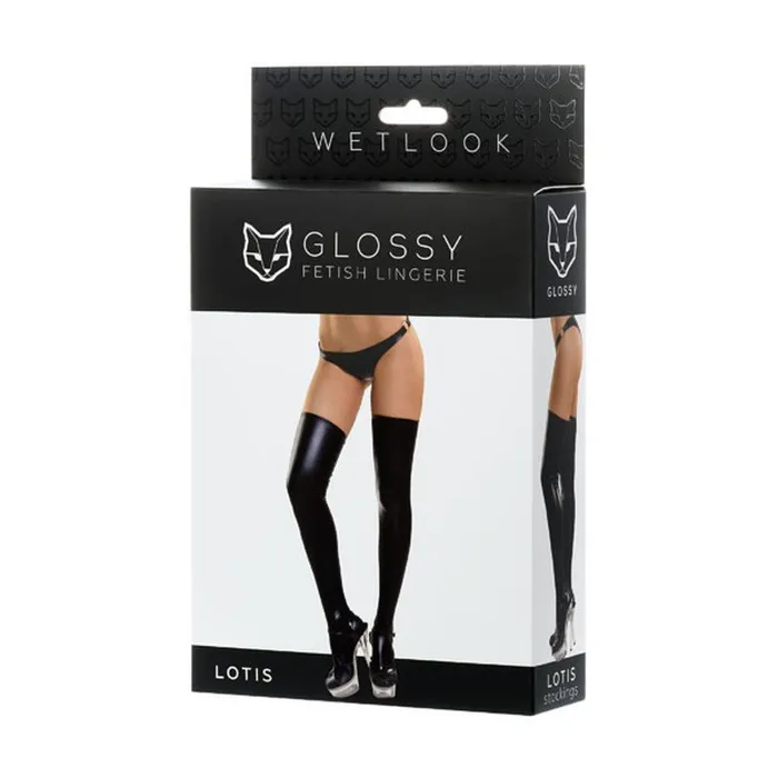Glossy Wetlook Stockings Lotis Small Black Glossy Anal Glossy Wetlook Stockings Lotis Small Black Glossy Anal