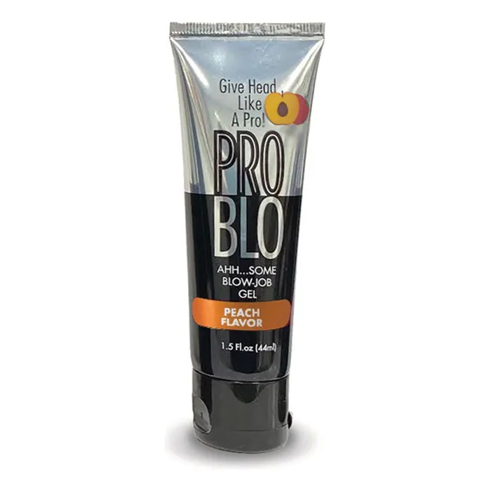 Little Genie Enhancers Problow Oral Pleasure Gel Peach