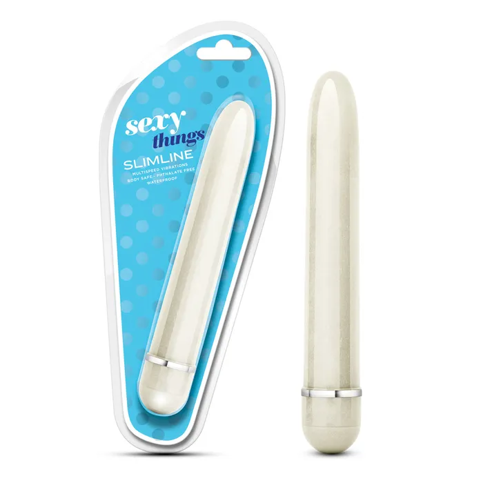 LonBrook Sexy Things Slimline Vibe White Vibrators