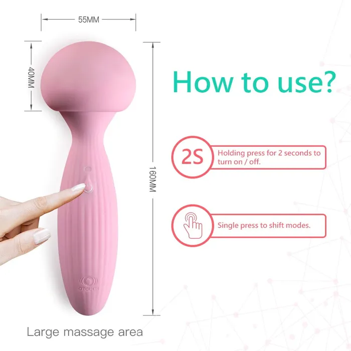 Mushroom Designed Vibrator For Women Lusty Age Vibrators