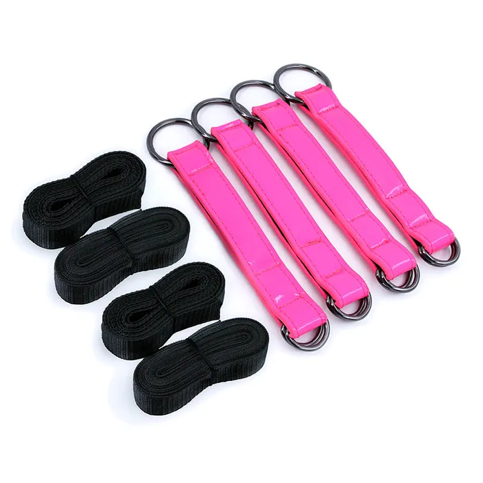 NS Novelties Vibrators Electra Play Things Tie Down Straps Restraints Pink NS Novelties Vibrators Electra Play Things Tie Down Straps Restraints Pink