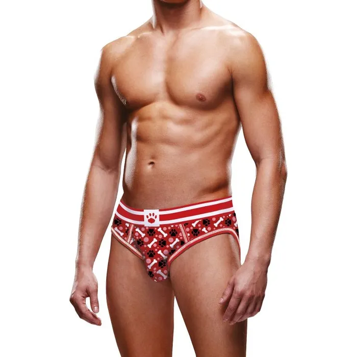 Prowler Vibrators Prowler Red Paw Open Back Brief Large Red
