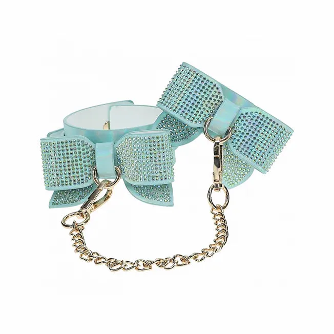 Shots America LLC Vibrators Ouch Paris Collection Ankle Cuffs Light Blue