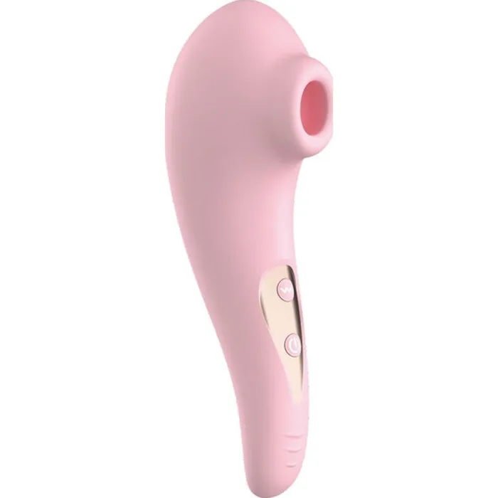 Vibrators SXE SXE Jess Vibrating and Sucking Clitoral Stimulator Pink