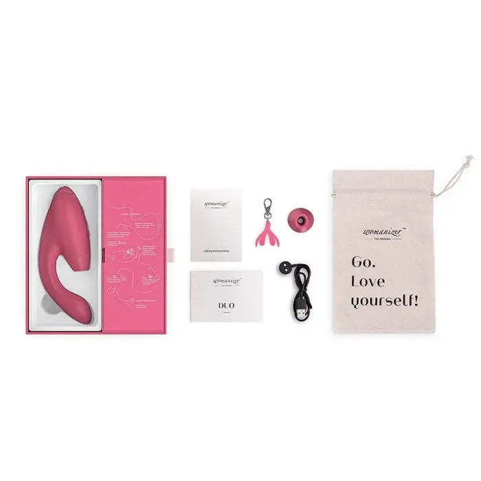 Womanizer Womanizer Duo Dual Stimulator Air Pulse Vibrator Vibrators