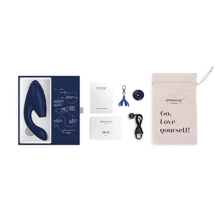 Womanizer Womanizer Duo Dual Stimulator Air Pulse Vibrator Vibrators