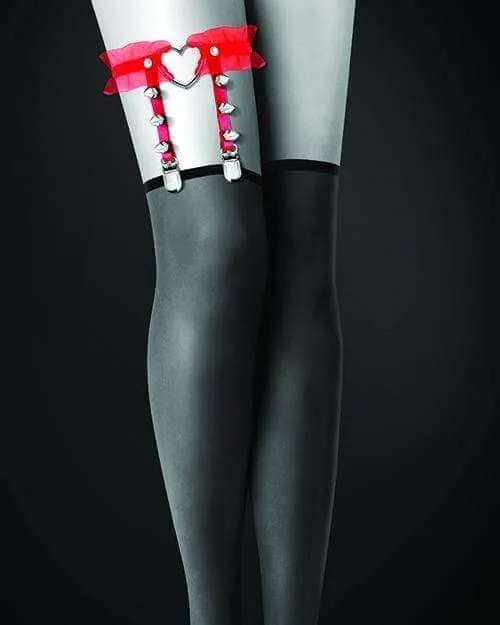 Bijoux pour toi Anal Red Flying Heart Garter