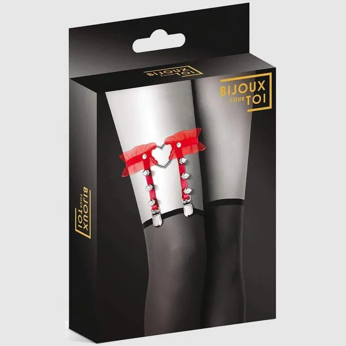 Bijoux pour toi Anal Red Flying Heart Garter