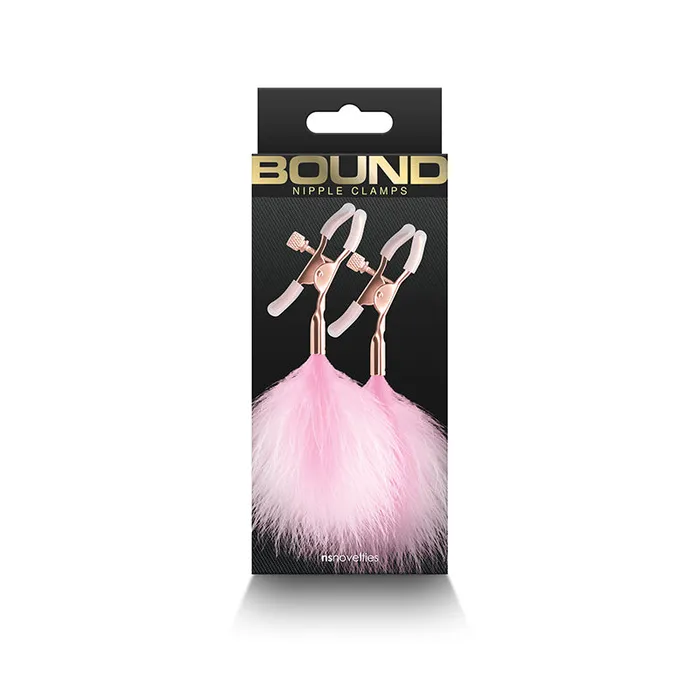 Bound F1 Nipple Clamps Pink NS Novelties Vibrators