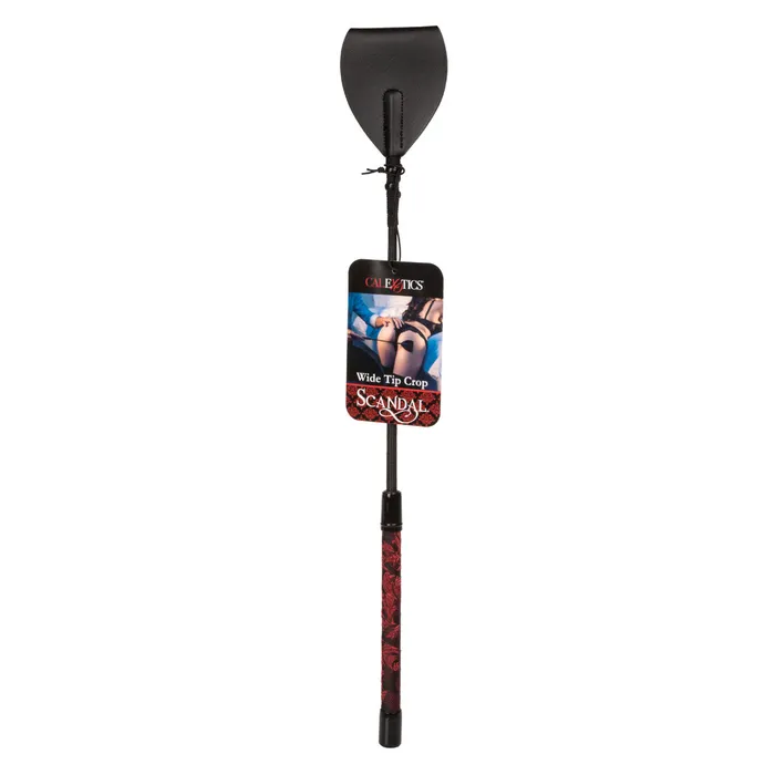 CalExotics Anal CalExotics Scandal Wide Tip Crop Black with Red
