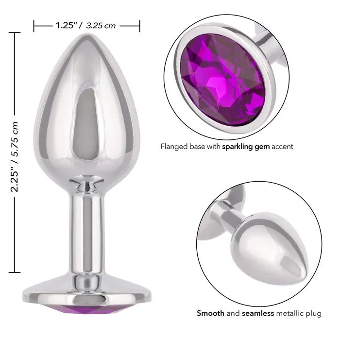 CalExotics Anal Jewel Small Amethyst Plug CalExotics Anal Jewel Small Amethyst Plug