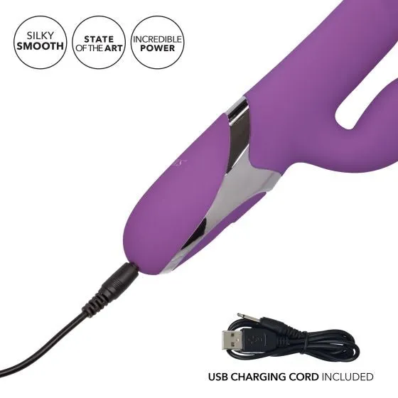 CalExotics Enchanted Kisser Thrusting Rabbit Vibe CalExotics Vibrators CalExotics Enchanted Kisser Thrusting Rabbit Vibe CalExotics Vibrators