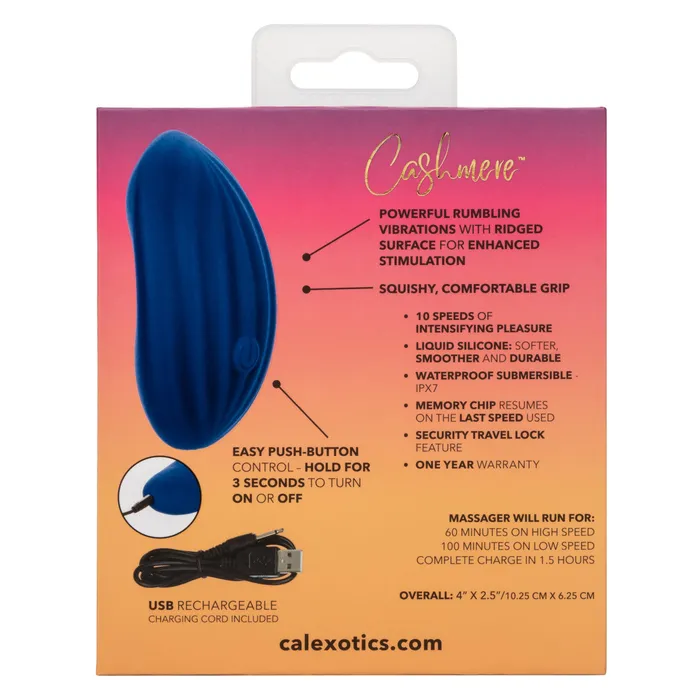 CalExotics Vibrators Cashmere Velvet Curve Vibrator