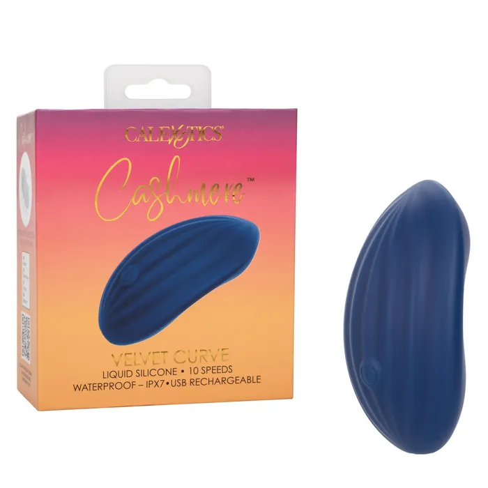 CalExotics Vibrators Cashmere Velvet Curve Vibrator