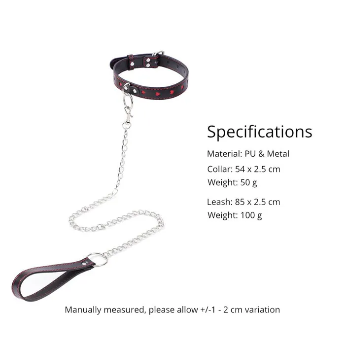 FRISKY BUSINESS SG Vibrators BDSM Collar Leash