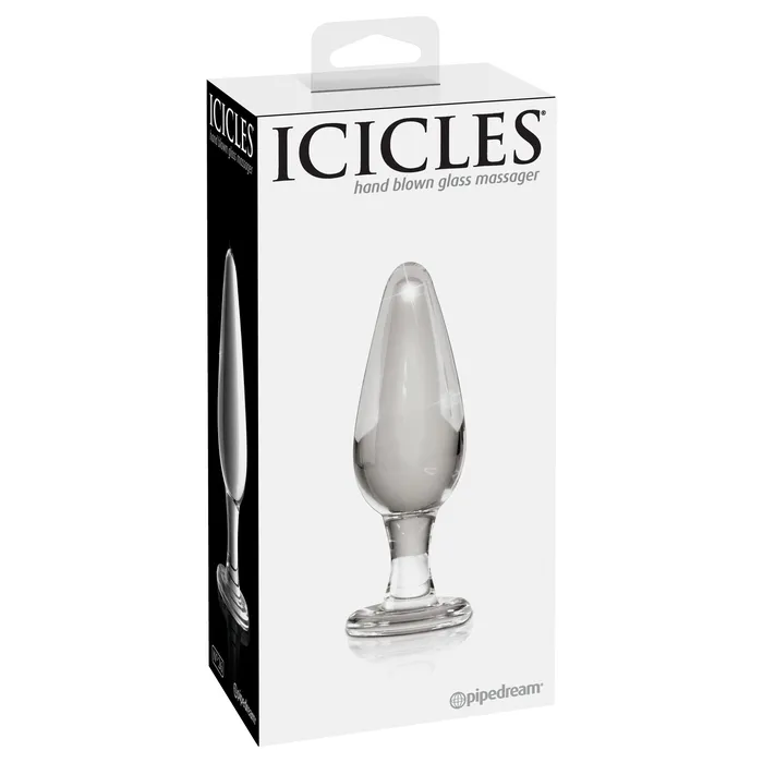 Icicles No 26 Clear Glass Butt Plug Icicles Anal Icicles No 26 Clear Glass Butt Plug Icicles Anal