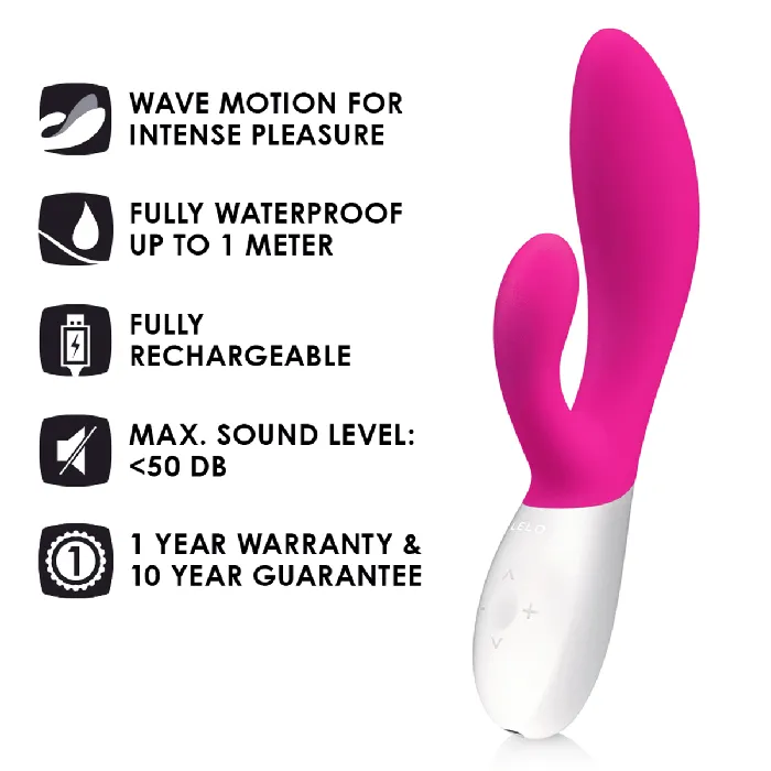 Lelo Vibrators Lelo INA Wave GSpot and Clitoral Vibrator
