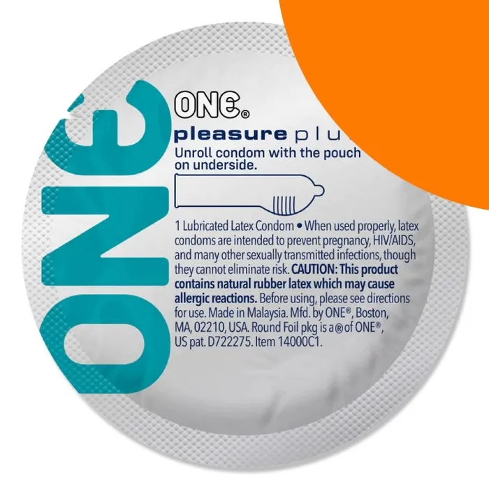 One Vibrators ONE Pleasure Plus Condoms 12 Pack