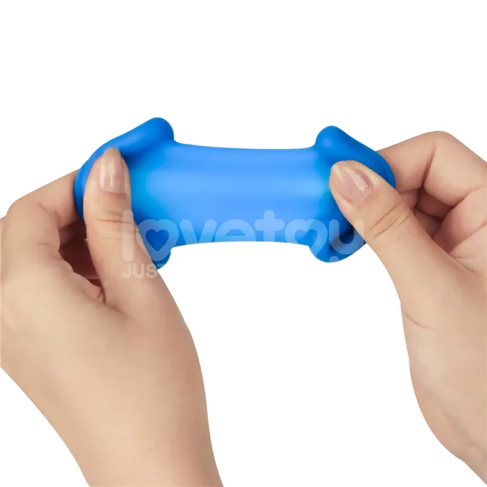Pinnacle Pro Tapered Squeeze Stretcher Blue LOVETOY Vibrators