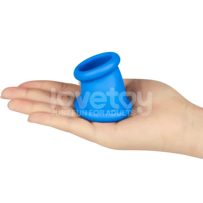 Pinnacle Pro Tapered Squeeze Stretcher Blue LOVETOY Vibrators