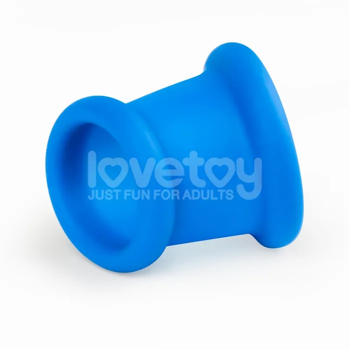 Pinnacle Pro Tapered Squeeze Stretcher Blue LOVETOY Vibrators